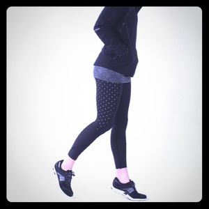 Tight Stuff Tight Sequin Dot Black Silver